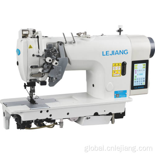 Multifunction Automatic thread cutting double needle flat sewing machine Factory